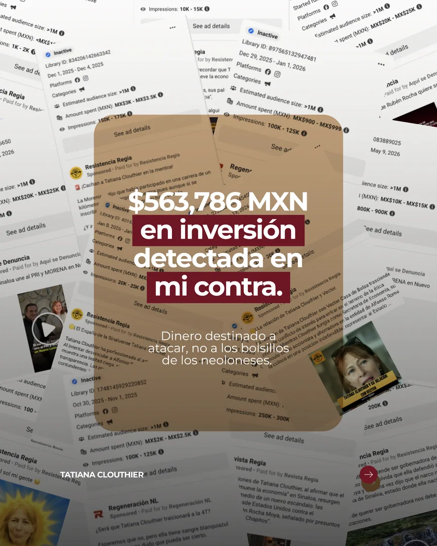 Inversión detectada en anuncios de guerra sucia en Nuevo León — Imagen 3 de 7