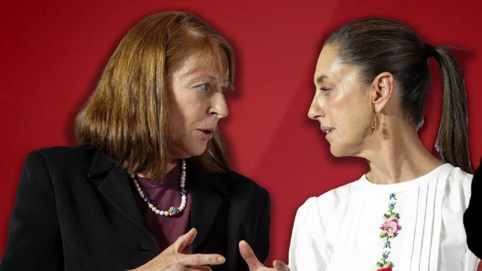 Claudia Sheinbaum y Tatiana Clouthier en conferencia